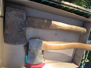 lot 170 image: Hatchets w BSA Plumb