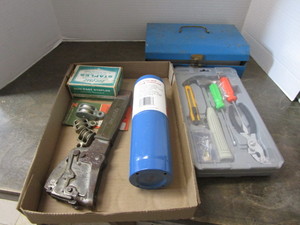 lot 194 image: Torch Kit, Stapler, Tool Kit