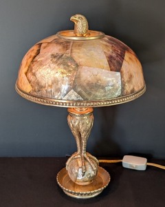 lot 49 image: UL - Maitland-Smith Penshell Figural Table Lamp