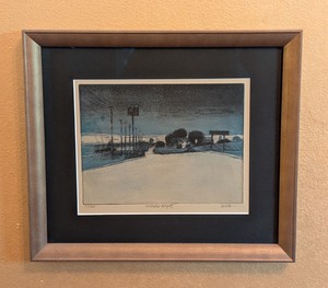 lot 182 image: ML - Framed Larry Welo Signed Limited Edition Print Windswept