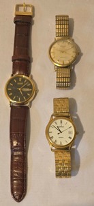 lot 259K image: LL - Citizen Eco-Drive, Movado Quartz & Vintage Longines Admiral Mens Watches Lot
