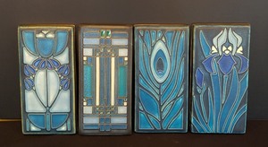 lot 85 image: ML - Set of 4 Motawi Art Tiles