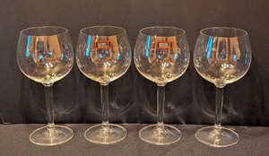 lot 198 image: ML - Set of 4 Riedel Balloon Wine Glasses 9.5 Inch Tall