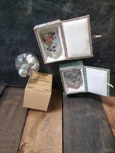 lot 72 image: two Vintage Chinese Snuff Bottles With original Boxes and Small Alcohol Lamp