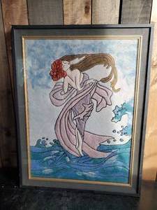 lot 73 image: Amazing Wall Art With Texture and Shimmer