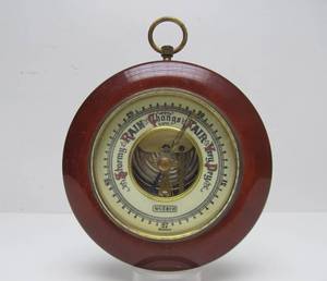 lot 21 image: Mid Century German WUERTH Round Barometer