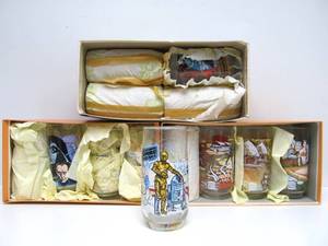 lot 31 image: Estate Lot of Vintage 1970s-80s STAR WARS Collector Glasses