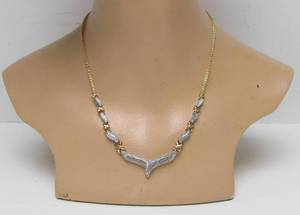 lot 56 image: Lovely Sterling Silver Statement Necklace