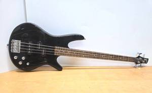 lot 92 image: Working Black IBANEX Bass Guitar (AS IS)