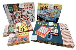 lot 157 image: Lot of Complete Vintage 1960s Board Games