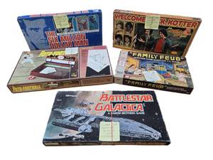 lot 158 image: Lot of Complete Vintage 1970s Board Games