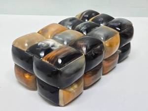 lot 181 image: Very Cool Vintage Genuine Buffalo Horn Trinket Box