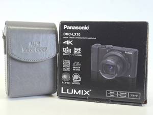 lot 183 image: New in Box PANASONIC Digital 4K Camera Model DMC-LX10 wMatching Case - 20.1 Mega Pixel