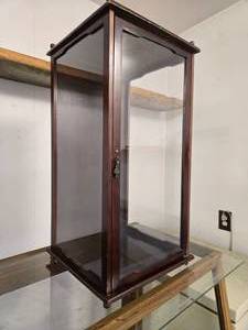 lot 194 image: Tall Glass Vertical Display Case - 25