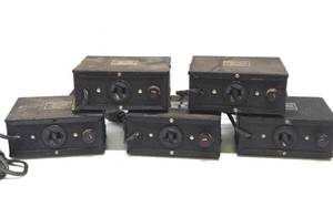 lot 198 image: Lot of 5 Vintage 1950s era AMERICAN FLYER No. 10 Inverter Train Transformer 