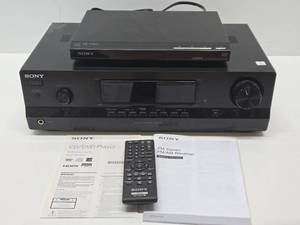 lot 215 image: Working SONY Model STR-DH130 Stereo Receiver Plus DVDCD Player & Remote