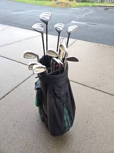 lot 70 image: Set of Golf Clubs COBRA Irons & Orlimar TriMetal Woods