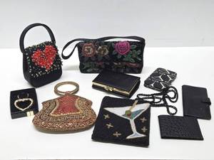 lot 263 image: Estate Lot of Smaller Sized Purses Wallets etc