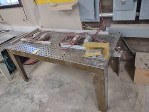 lot 28 image: Ritter R1475 Clamp Table, 36x74, SN...