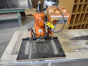 lot 32 image: Blum Mini Press Hinge Machine...