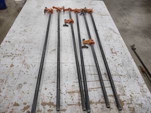 lot 54 image: (6) 5 Pipe Clamps...
