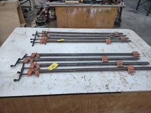 lot 55 image: (4) Jorgensen 4 Bar Clamps...