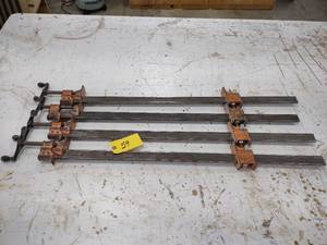 lot 59 image: (4) Jorgensen 3 Bar Clamps...