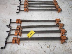 lot 63 image: (4) Jorgensen 2 Bar Clamps...