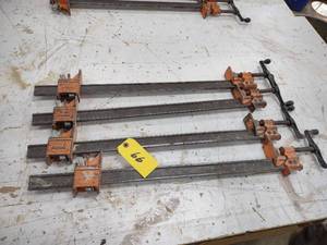 lot 66 image: (4) Jorgensen 2 Bar Clamps...
