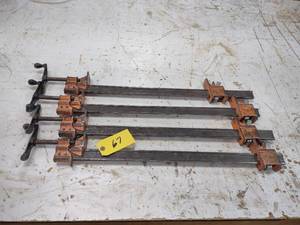 lot 67 image: (4) Jorgensen 2 Bar Clamps...