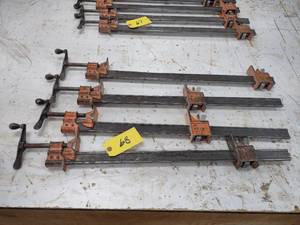 lot 68 image: (4) Jorgensen 2 Bar Clamps...