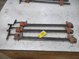 lot 70 image: (3) Jorgensen 2 Bar Clamps...