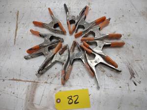 lot 82 image: (10) Pinch Clamps...