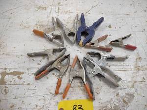 lot 83 image: (10) Pinch Clamps...