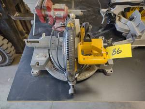 lot 86 image: Dewalt 12 Miter Saw (needs Repair)...
