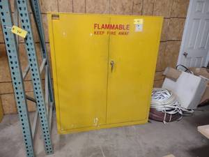 lot 41 image: Flammable Cabinet, 56x23x65...