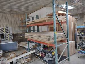 lot 39 image: Heavy Duty Teardrop Pallet Rack, in...