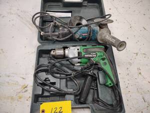 lot 122 image: Drill & Grinder...