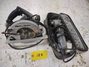 lot 125 image: Circular Saw & Vibro Tool...
