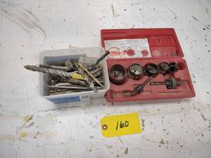lot 160 image: Hole Saws & Drill Bits...