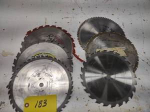 lot 183 image: (6) 10 Saw Blades...