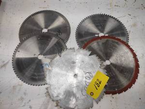 lot 182 image: (5) 12 Saw Blades...