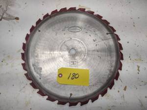 lot 180 image: 16 Saw Blade, 1 Arbor...