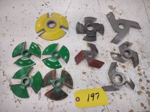lot 197 image: Assorted Shaper Cutters...