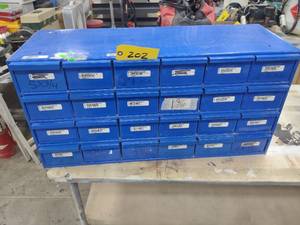 lot 202 image: Parts Cabinet with Hardware...