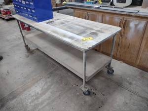 lot 219 image: Shop Cart, 77x27.5...