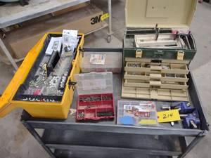 lot 214 image: Toolboxes & Hardware...