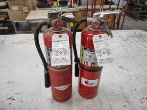 lot 253 image: (2) ABC Fire Extinguishers...