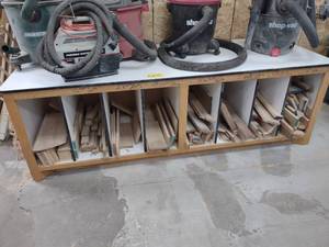 lot 279 image: Cabinet with Assorted Hardwoods, 97...