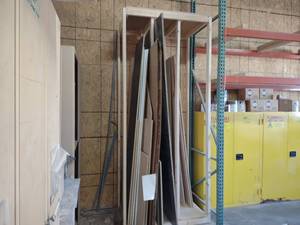 lot 270 image: Assorted Sheet Stock with Rack...